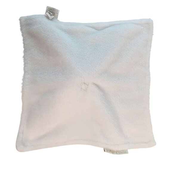 Blankets & Beyond White Gray Puppy Dog Lovey Baby Minky Dots Security Blanket - Picture 5 of 7